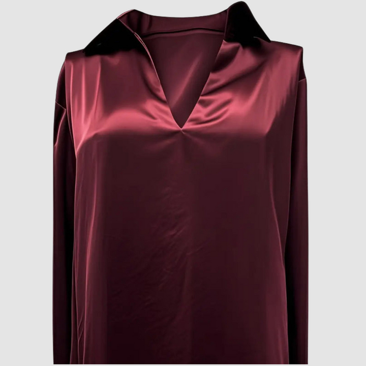 Astrid™ Elegant Satin Blouse