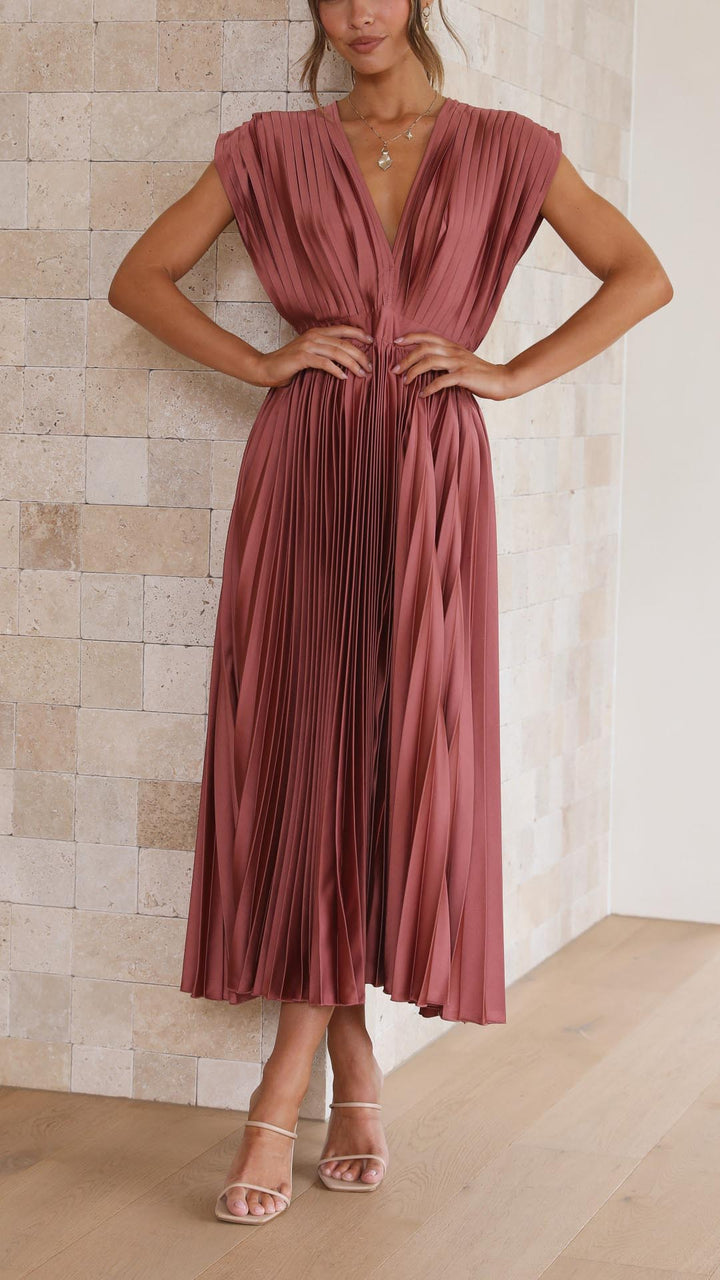Marla™ Elegant Pleated Dress